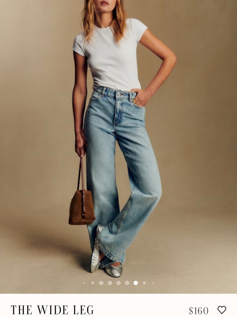Sezane Wide Leg Trousers